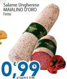 Sidis Salame Ungherese MAIALINO D'ORO offerta