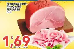 Sidis Prosciutto Cotto Alta Qualità FERRARINI offerta