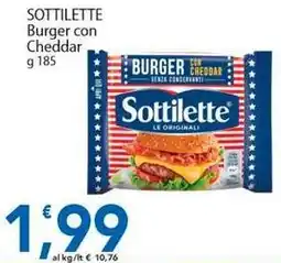 Sidis SOTTILETTE Burger con Cheddar offerta