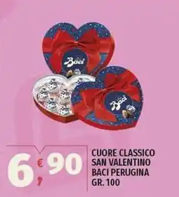 Vivo Supermercati Cuore classico san valentino baci PERUGINA offerta