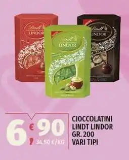 Vivo Supermercati Cioccolatini lindt lindor offerta
