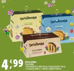 Deco Supermercati Decolomba colomba offerta