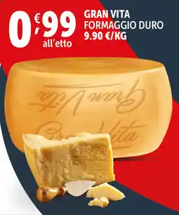 Deco Supermercati Gran vita formaggio duro offerta