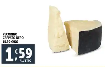 Pecorino cappato nero