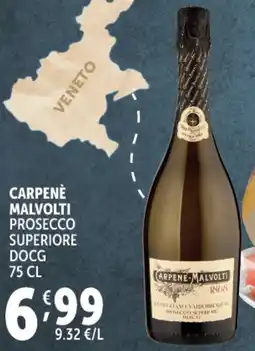 Deco Supermercati Carpenè malvolti prosecco superiore DOCG offerta