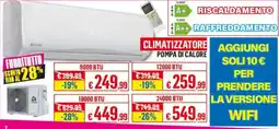 Satur Climatizzatore pompa di calore 9000 BTU offerta