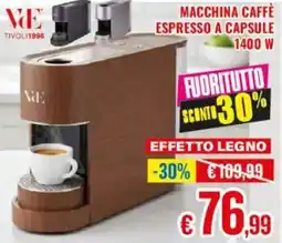 Satur Macchina caffè espresso a capsule 1400W offerta