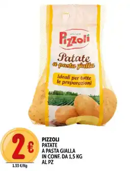 Deco Supermercati Pizzoli patate a pasta gialla in conf. offerta