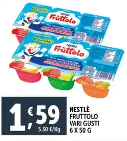 Deco Supermercati Nestlè fruttolo offerta