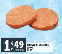 Deco Supermercati Burger di salmone offerta