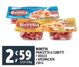 Deco Supermercati Beretta pancetta a cubetti offerta