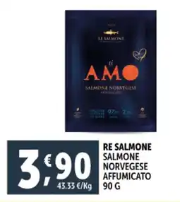 Deco Supermercati Re salmone salmone norvegese affumicato offerta