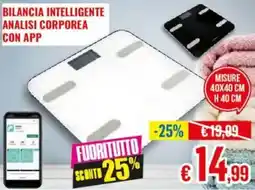 Satur Bilancia intelligente analisi corporea con app offerta