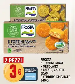 Deco Supermercati Frosta 8 tortini panati offerta
