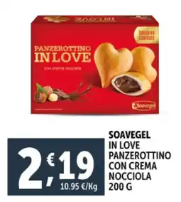 Deco Supermercati Soavegel in love panzerottino con crema nocciola offerta