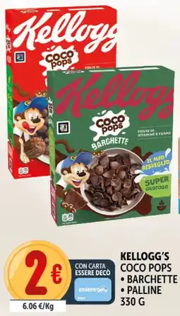 Deco Supermercati Kellogg's coco pops barchette palline offerta