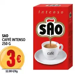 Deco Supermercati Sao caffè intenso offerta