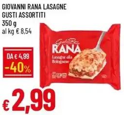 Galassia Giovanni rana lasagne offerta