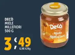Deco Supermercati Decò miele millefiori offerta