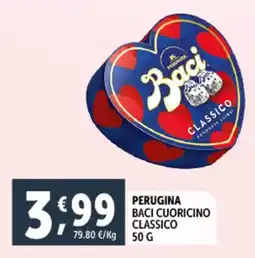 Deco Supermercati Perugina baci cuoricino classico offerta