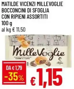 Galassia Matilde vicenzi mille voglie bocconcini di sfoglia con ripieni offerta