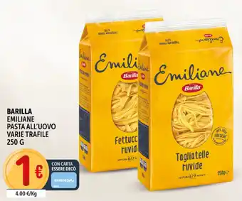 Barilla emiliane pasta all'uovo