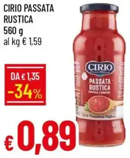 Galassia Cirio passata rustica offerta