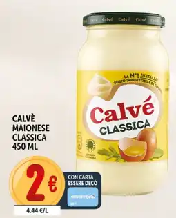 Deco Supermercati Calvè maionese classica offerta