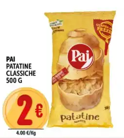 Deco Supermercati Pai patatine classiche offerta