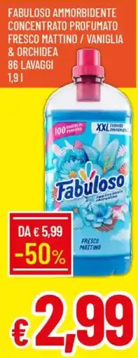 Galassia Fabuloso ammorbidente concentrato profumato fresco mattino/vaniglia & orchidea offerta