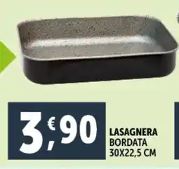 Deco Supermercati Lasagnera bordata 30x22,5 cm offerta