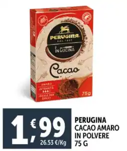 Deco Supermercati Perugina cacao amaro in polvere offerta