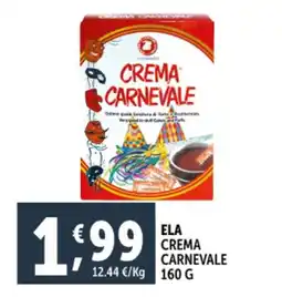 Deco Supermercati Ela crema carnevale offerta