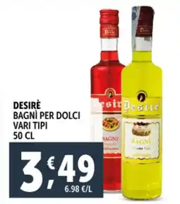 Deco Supermercati Desirè bagni per dolci offerta