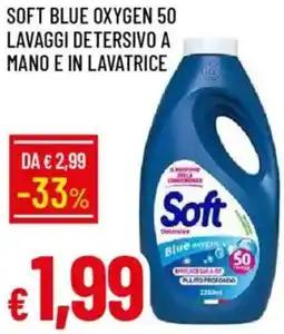 Galassia Soft blue oxygen 50 lavaggi detersivo a mano e in lavatrice offerta