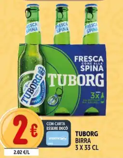 Deco Supermercati Tuborg birra offerta