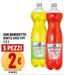 Deco Supermercati San benedetto bibite offerta