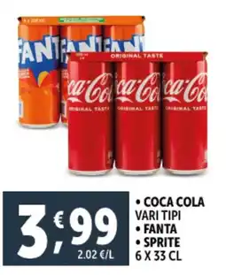 Deco Supermercati COCA COLA/FANTA/SPRITE offerta