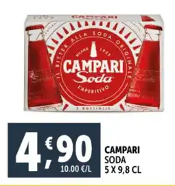 Deco Supermercati Campari soda offerta