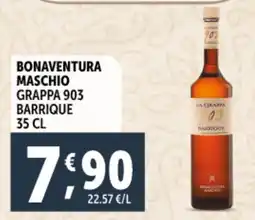 Deco Supermercati Bonaventura maschio grappa 903 barrique offerta