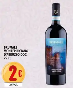 Deco Supermercati Brumale montepulciano d'abruzzo DOC offerta