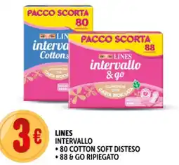 Deco Supermercati Lines intervallo 80 cotton soft disteso - 88 & go ripiegato offerta