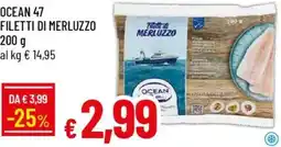 Galassia Ocean 47 filetti di merluzzo offerta