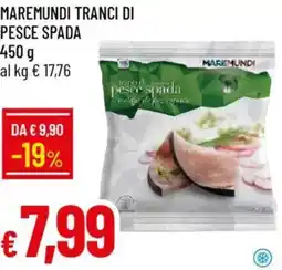 Galassia Maremundi tranci di pesce spada offerta