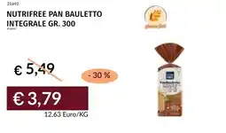 Prezzemolo e Vitale Nutrifree pan bauletto integrale offerta