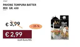 Prezzemolo e Vitale Pavone tempura batter mix offerta