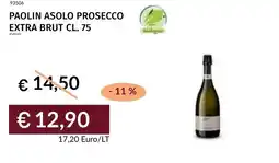 Prezzemolo e Vitale Paolin asolo prosecco extra brut offerta
