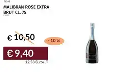Prezzemolo e Vitale Malibran rose extra brut offerta