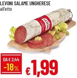 Galassia Levoni salame ungherese offerta