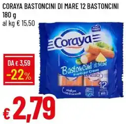 Galassia Coraya bastoncini di mare 12 bastoncini offerta